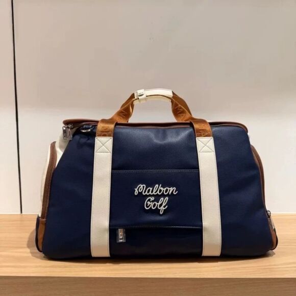 Malbon Boston Golf Apparel Bag - Stylish Travel Carryall - Picture 4 of 10